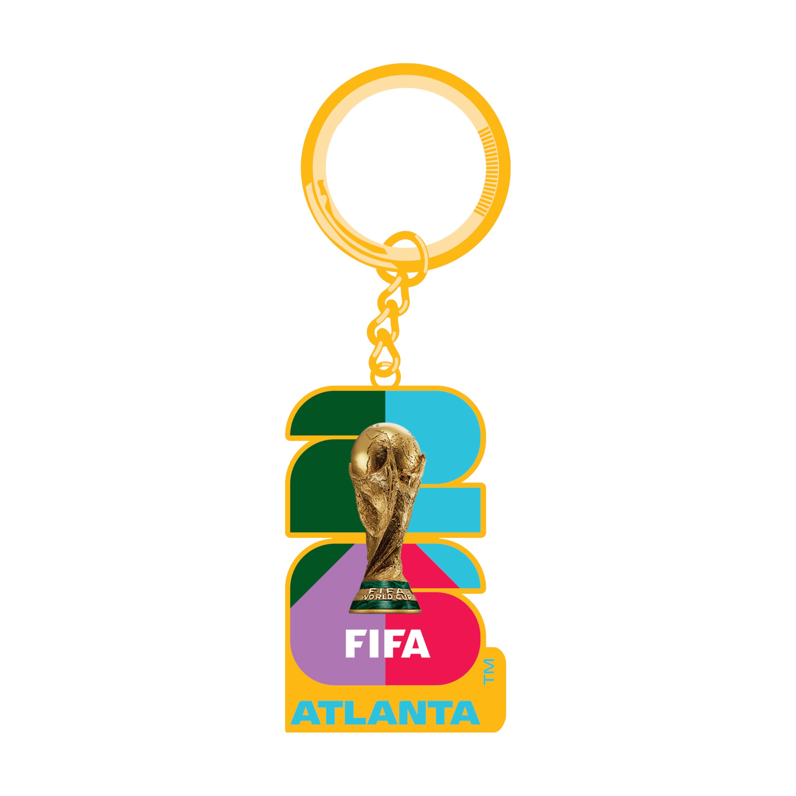 2026 FIFAワールドカップキーホルダー – 公式ライセンス品、ファンへのコレクター向けギフト、鍵やバックパック用の丈夫なメタルリング - 5