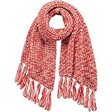 Marke: Barts Barts Damen Mimosa Scarf Schal, Mehrfarbig (Rosso Con Striature Multicolore), Uni