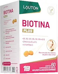 Biotina 45 Mcg 60 Capsulas 150% Idr Vegano Lauton Nutrition