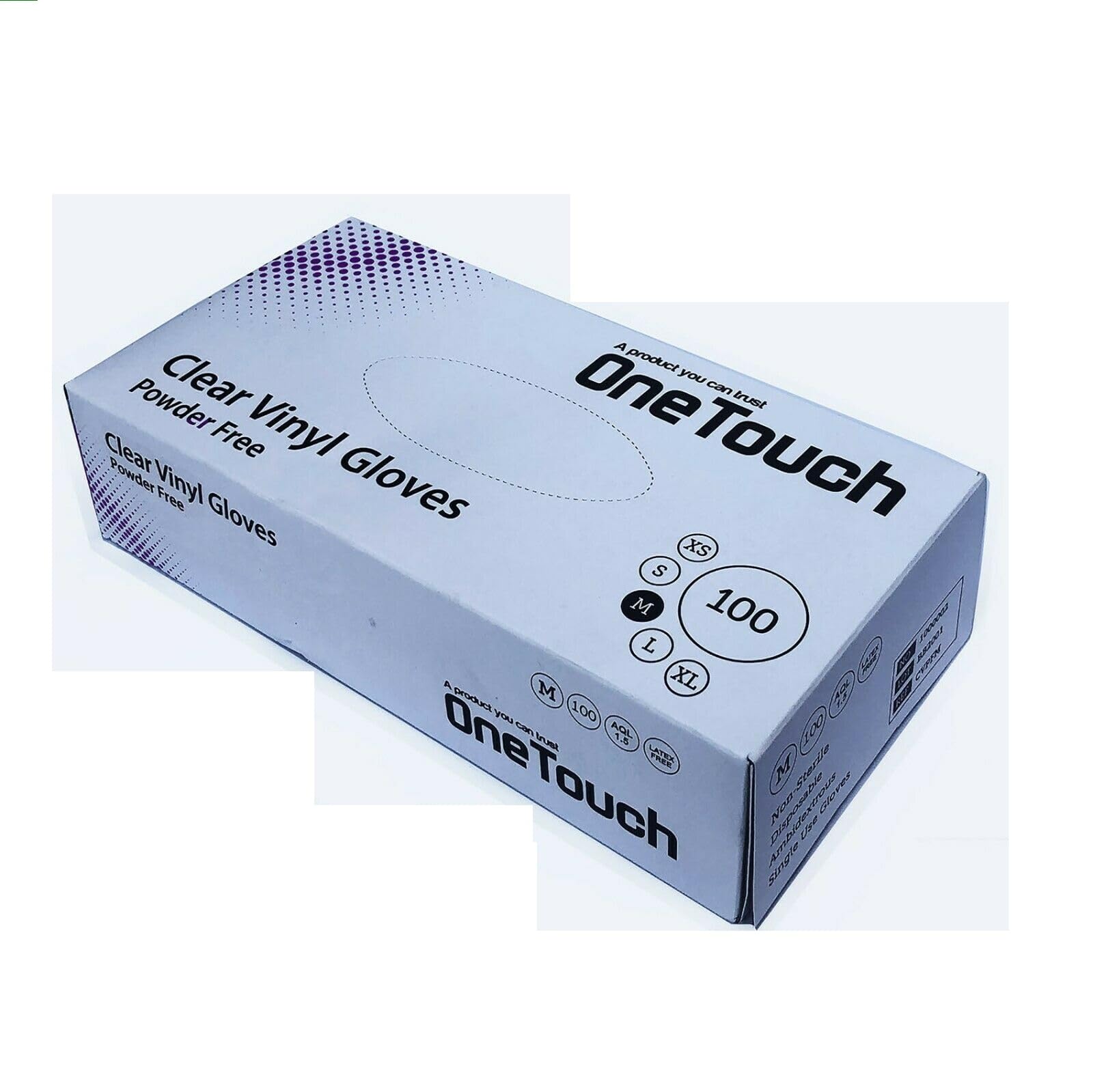 A406 1000 Disposable Clear Vinyl Gloves Powder Free Latex Free Non-Sterile Gloves Strong Multipurpose Medical, Cleaning, Food Handling, Beauty, Hairdressing, Tattoo, Household, Catering (X-Large)