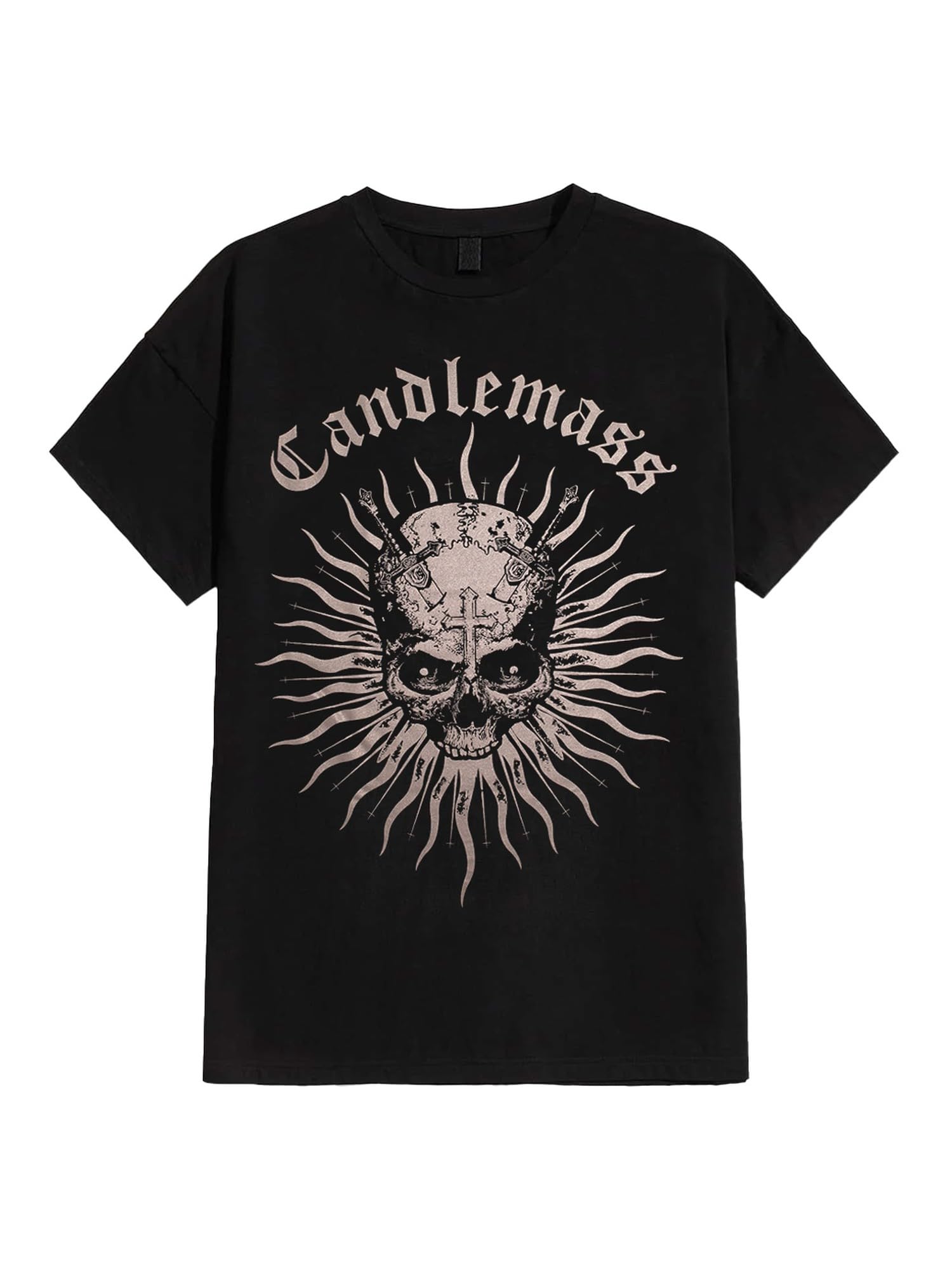 Razamataz Unisex Black Candlemass 'Sweet Evil Sun' (Black) T-Shirt (As8, Alpha, Xx_l, Regular, Regular)