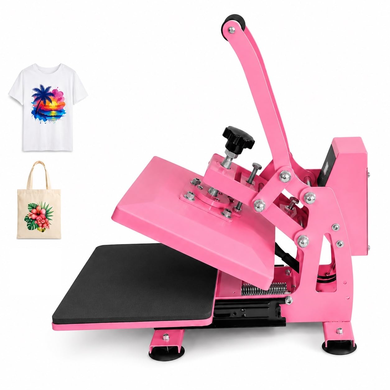 CDSMWLJ Prensa Térmica Para Camisetas con Diseño Portátil de Escritorio