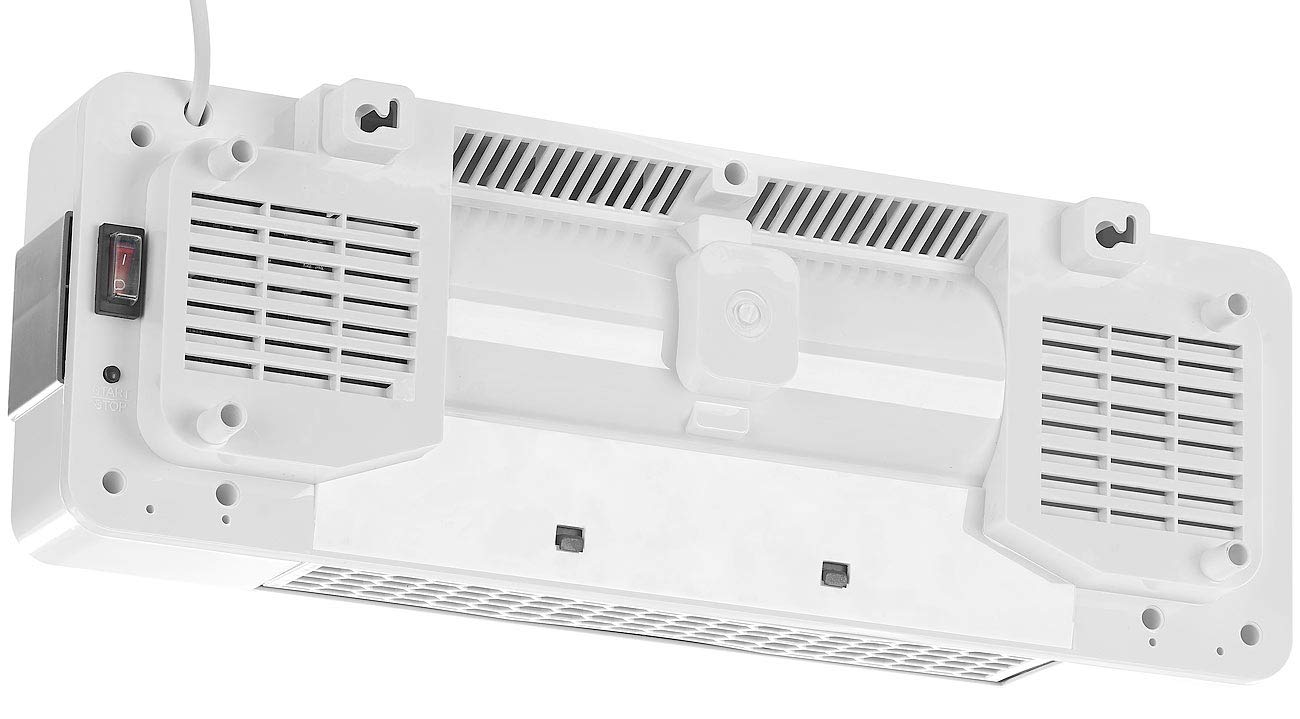 Sichler Haushaltsgeräte Heizung WLAN: WLAN-Keramik-Wandheizlüfter, LED-Display, 2.000 W, Versandrückläufer (Heizlüfter Apps, Heizlüfter Smart, Tablet Halterung)