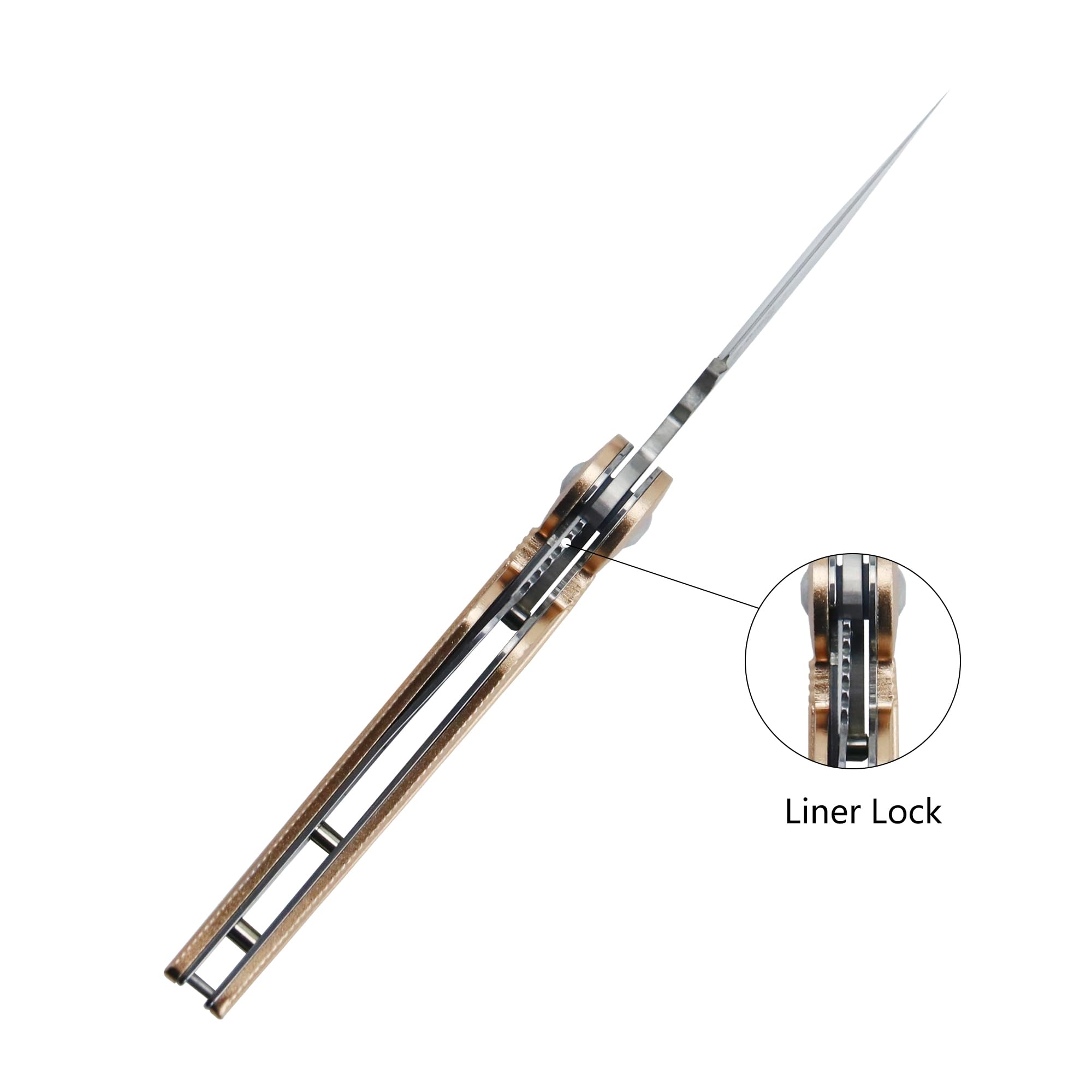 XIPHIAS Big Feather Series Pocket Folding Knife - 7.28