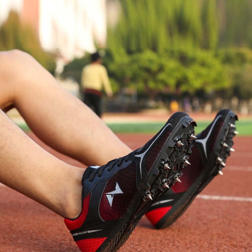 Gwoździe do butów lekkoatletycznych 6 mm, 50 sztuk nitów stożkowych, gwoździe do butów sportowe gwoździe kciuk wymienne kolce lekkie klucze treningowe, w zestawie z przyrządem do usuwania ściegów