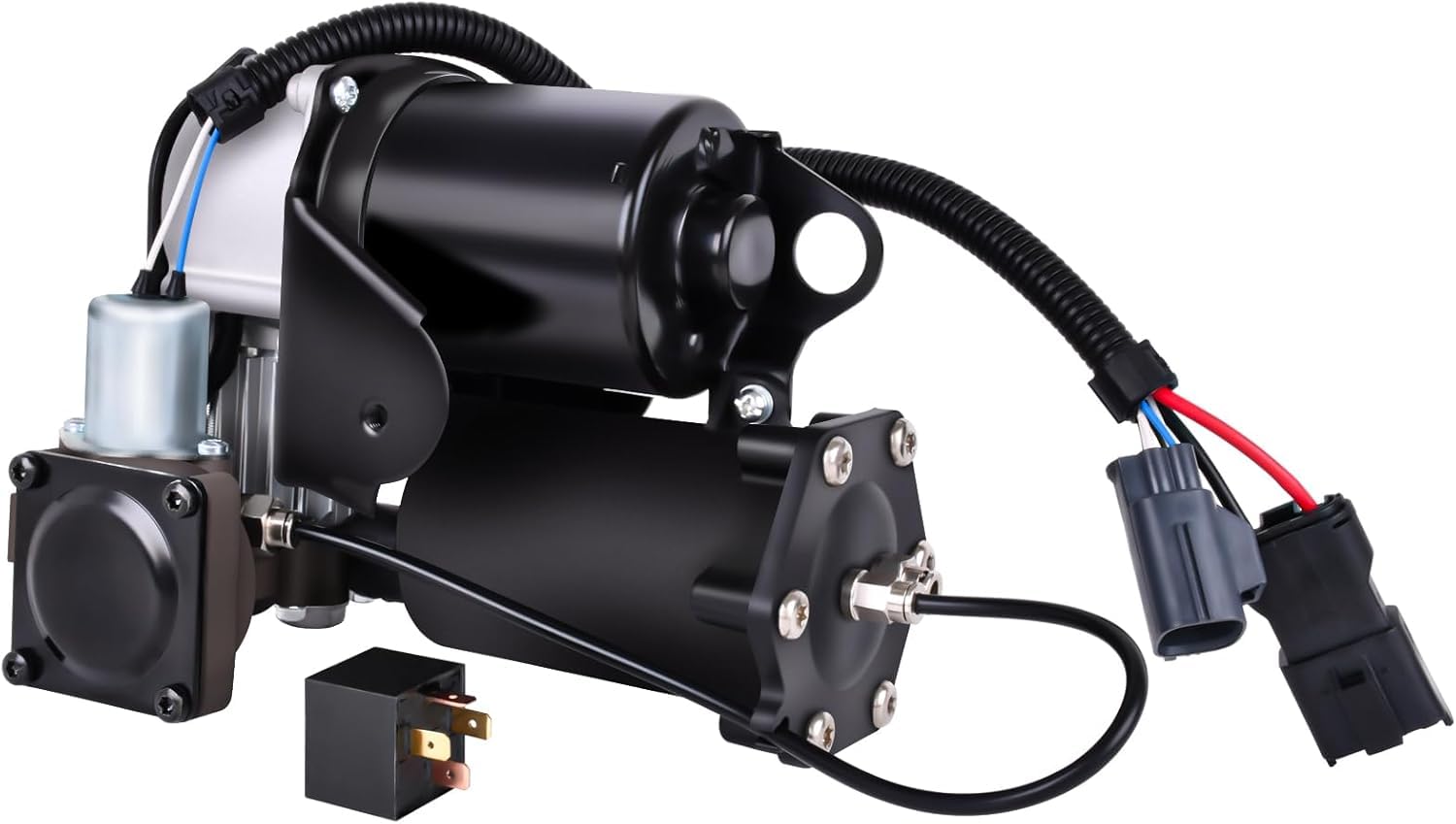 ANBOO LR023964 Air Suspension Compressor Pump for 2005-2009 LR3 2010-2016 LR4 Range Rover Sport L320 Chassis 2005-2013 LR061663 LR044360 LR045251 LR015303 LR037065-6 Pins Connector