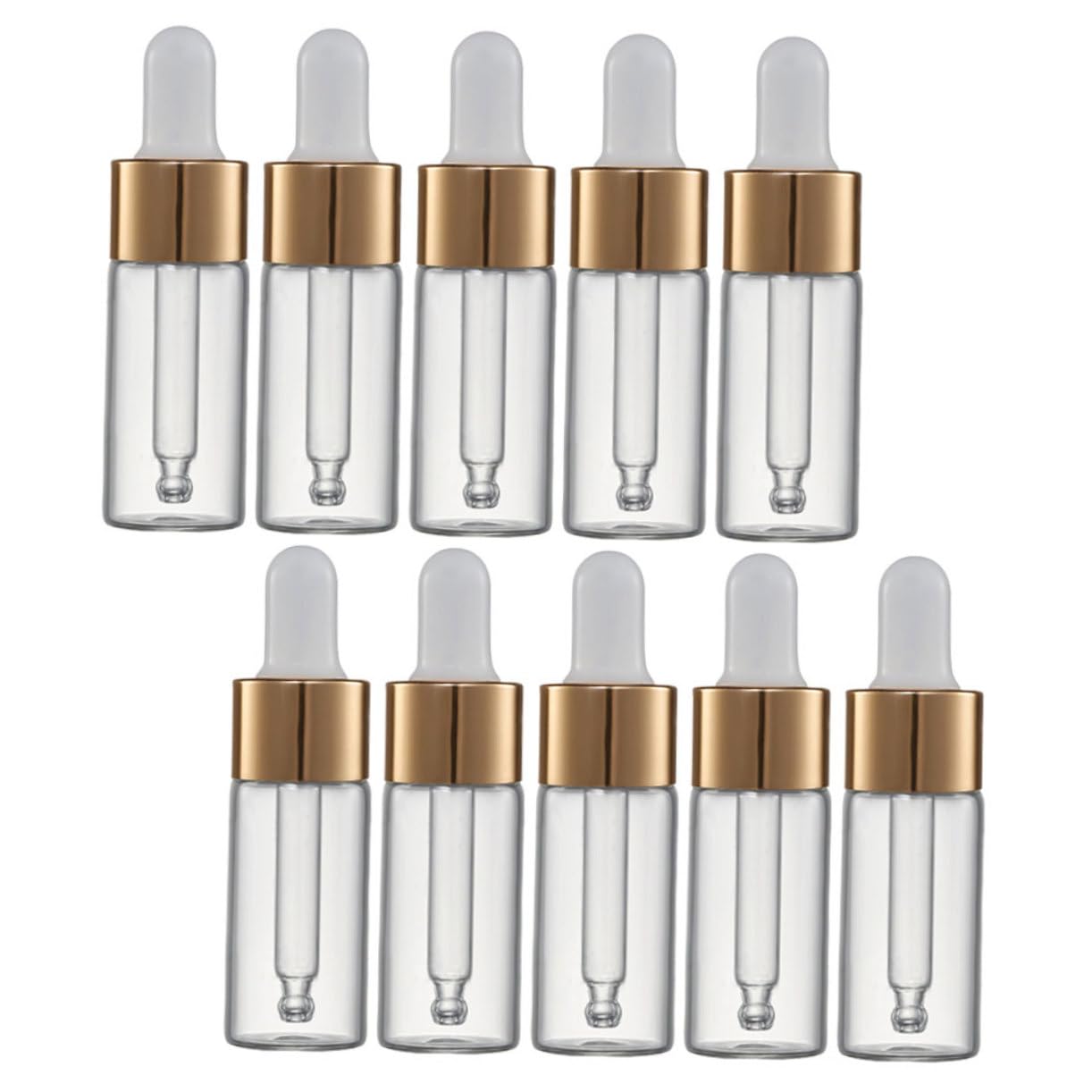 FOMIYES 50 Pcs Botella De Aceite Esencial Botellas Pequeños Frascos Cuentagotas Frascos Cuentagotas De Viaje Prácticos Frascos Cuentagotas Subbotella Gel De Sílice Viajar Portátil Bosquejo