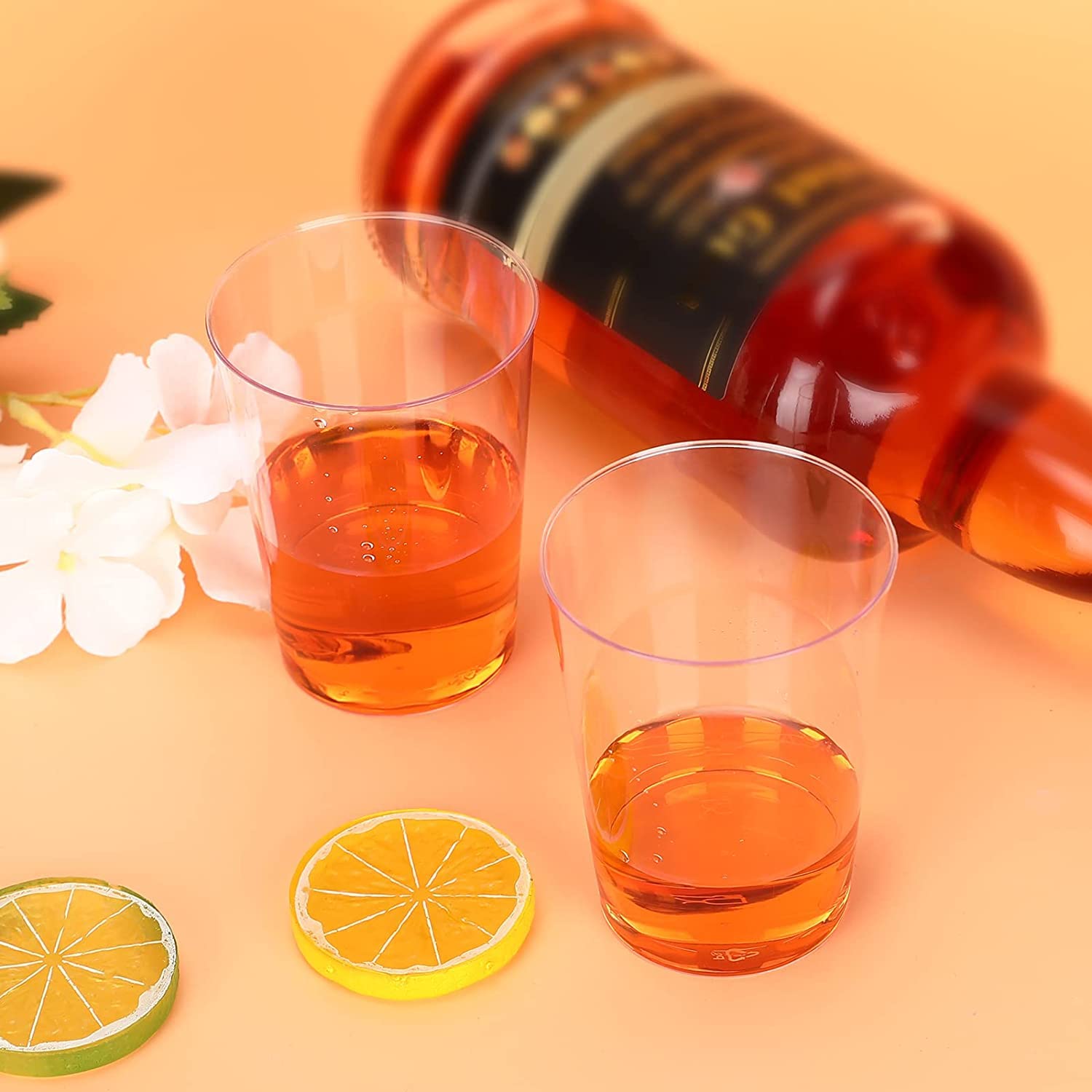 50 Bicchieri Di Plastica Trasparenti Riutilizzabili Da 300ml - Per Feste, Champagne E Cocktail - Foto 7