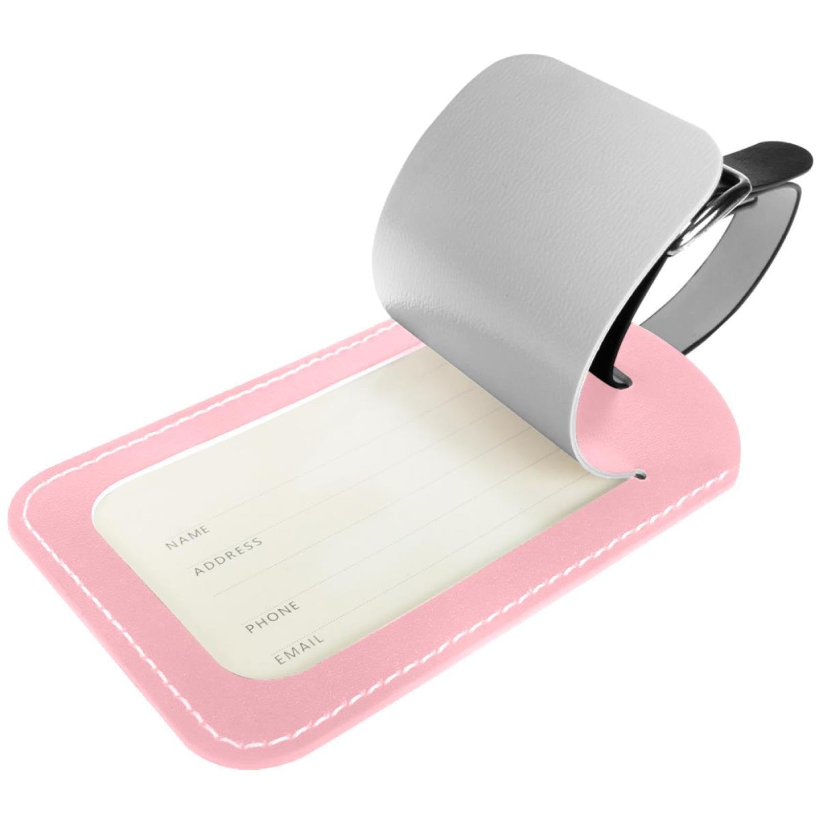 Confezione Da 2 Etichette Per Bagagli, Retro Rosa Rose Fiori