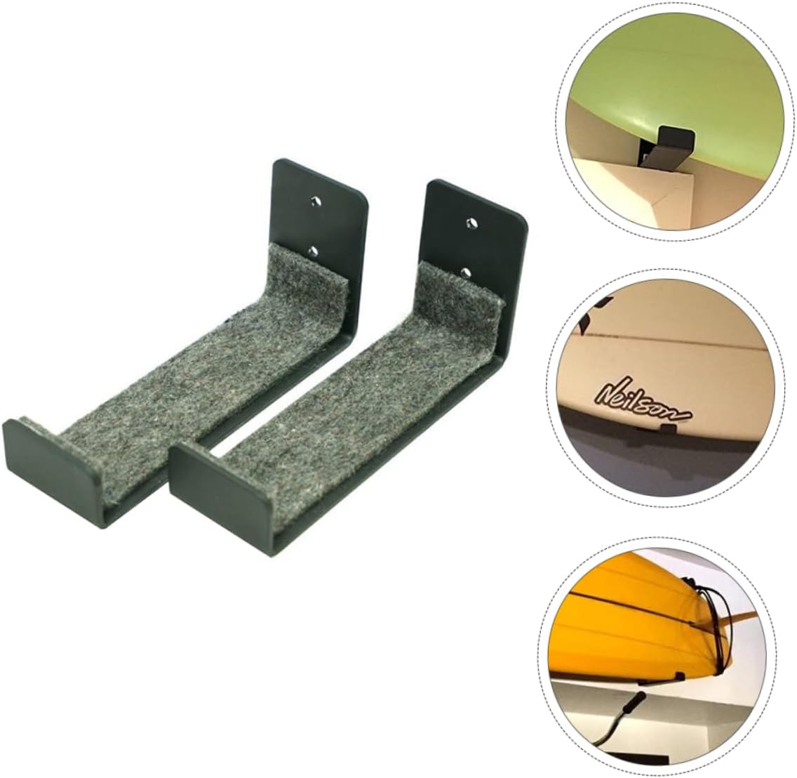 HANABASS Surfboard Holder Longboard Wall Hanger Surf Wall Rack Fixing Hanger Surfboard Fixing Holder Surfboard