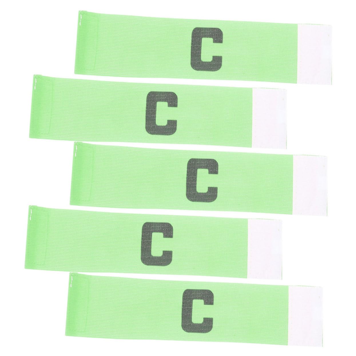 BESPORTBLE Fascia da Calcio Fascia Braccio Calcio Fascia Calcio Verde Fascia da Adulto Banda di Capitani del Braccio di Calcio Fasce da Sportivo