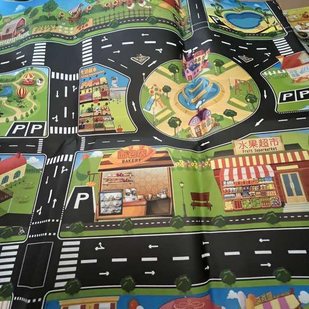 Amazon.co.jp: プレイマット トミカ 車 レジャーシート ミニカー 道路