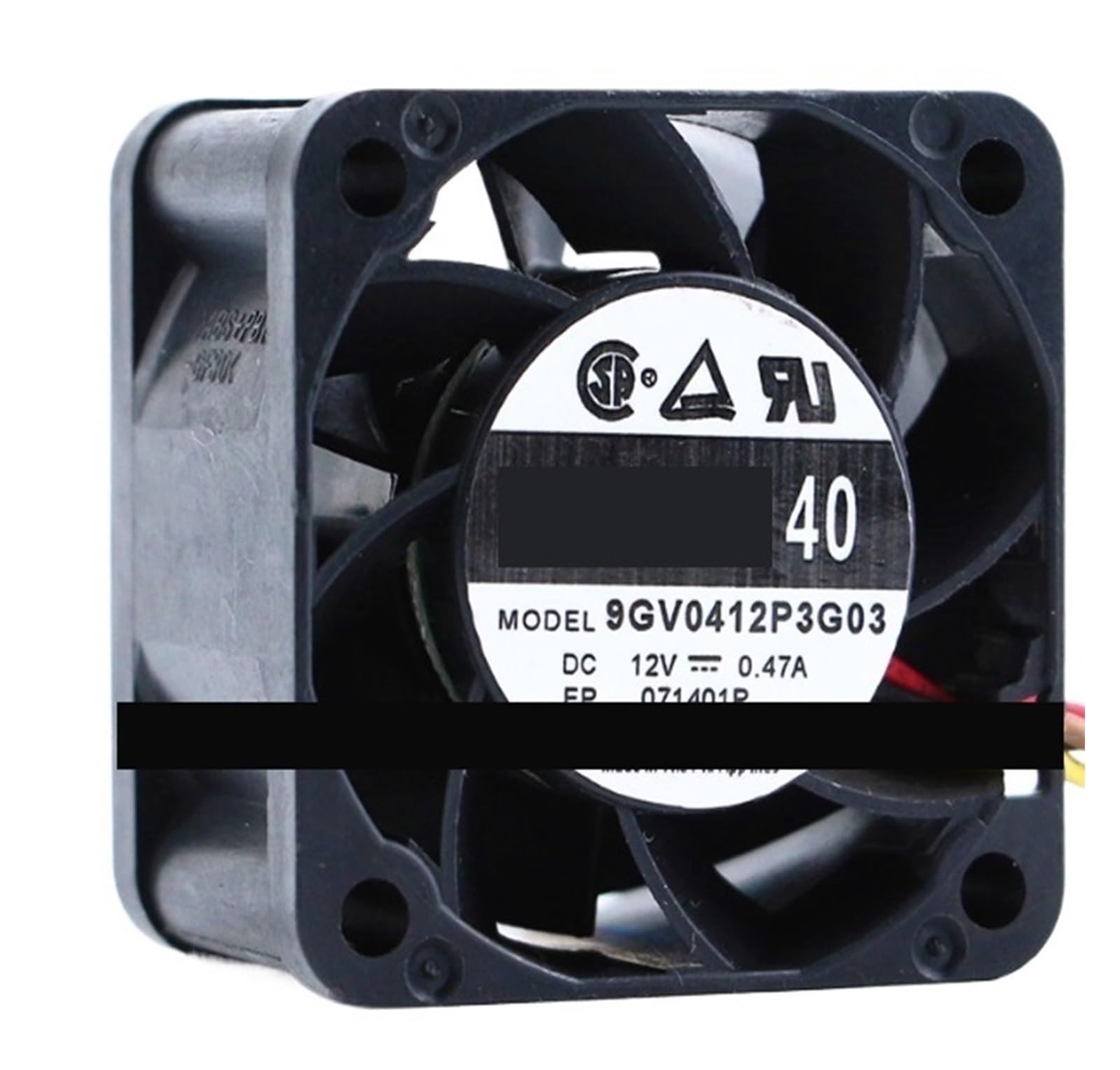YMUGUEGH 9GV0412P3G03 12V 0.47A 4028 4-wire Cooling Fan