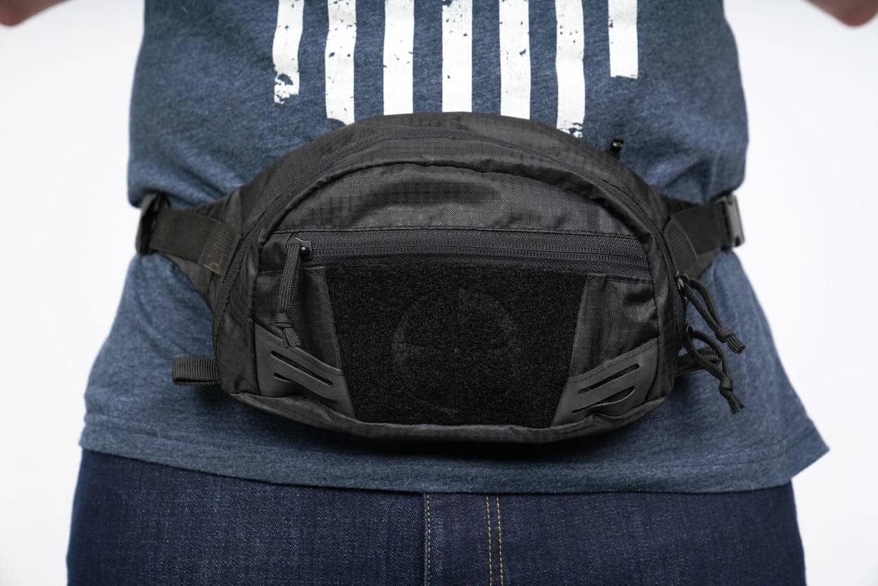 LAPG Frunk Waist Pack, Tactical Fanny Pack for EDC/Everyday Carry, Tactical Cross- Body Bag, Midnight - Image 6