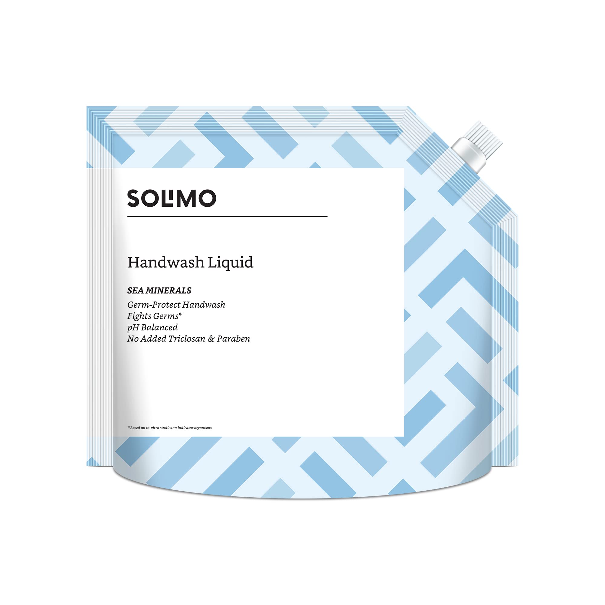 Amazon Brand - Solimo Liquid Handwash Refill Pack, Sea Minerals, Germ Protect, ph-Balanced, 1500 ml