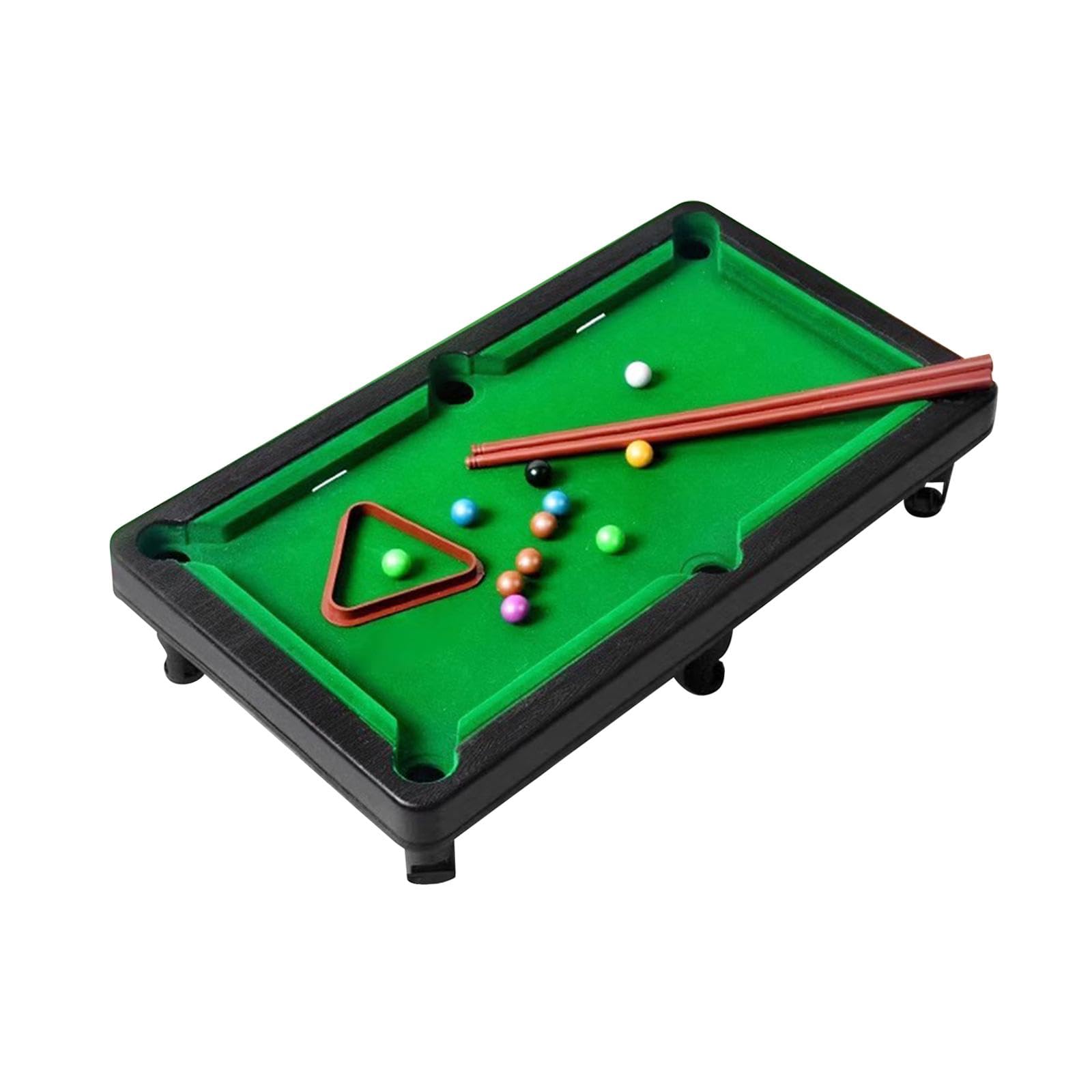 Club Bollywood®Billiards Game Kindergarten Kids Adults Desk Play Toy Mini Tabletop Pool Set 27X18.5X6Cm|Sporting Goods | Indoor Games | Billiards |1 Pool Table-image-32