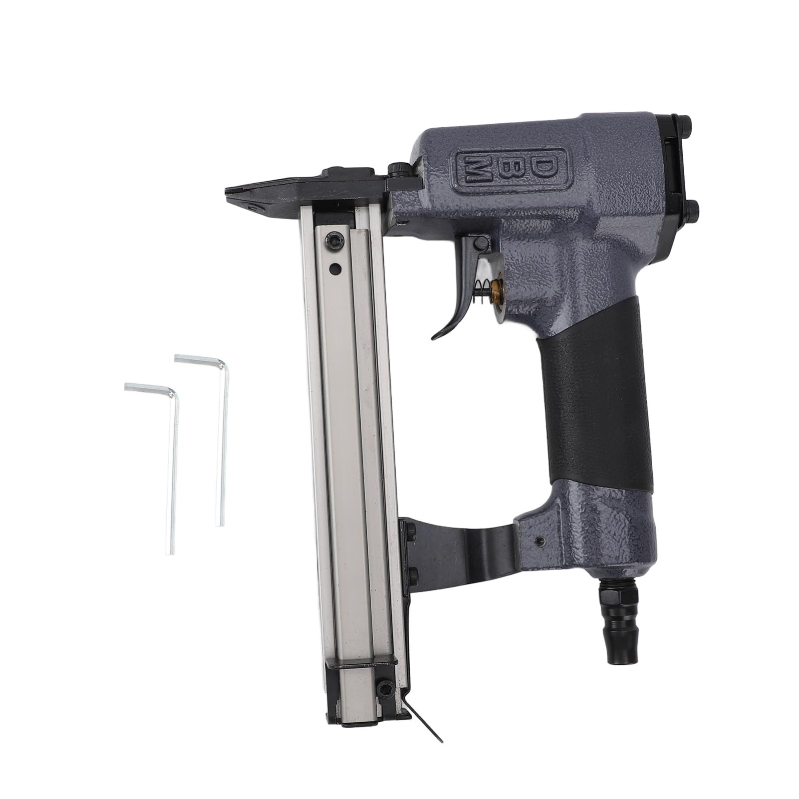 Pneumatic Nailer Efficiently Removes Jammed Nails Lightweight Aluminum Brad Nail Tool For Woodwork Construction