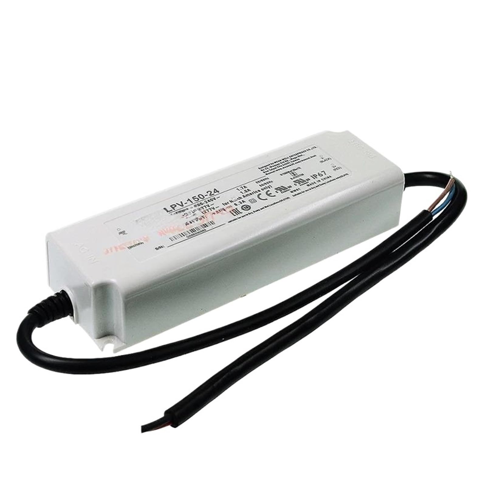 HYUJNAFZR 150W Single Output Switching Power Supply LPV-150-12 LPV-150-24 LPVL-150-12 Waterproof Lighting(LPV-150-24)