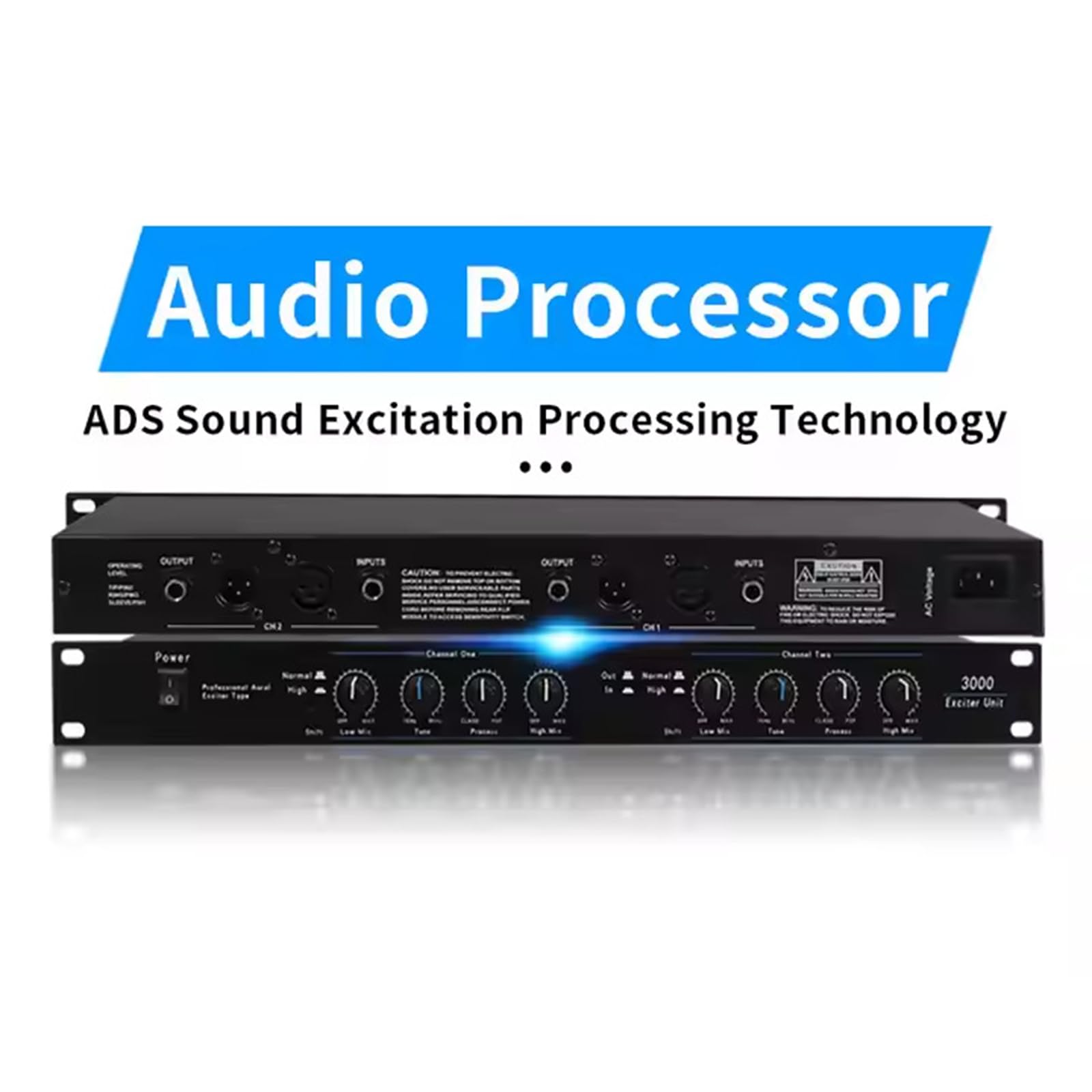 Profesjonalny korektor graficzny procesora audio, wzbudnik dźwięku z technologią ADS, sprzęt sceniczny do kina domowego konferencyjnego KTV