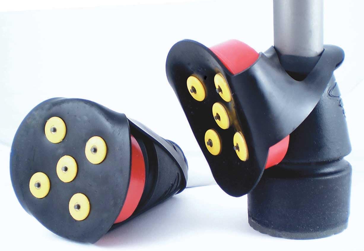 Ice Grip Tips for Standard Canes & Crutches,... Ice Grip Tips for Standard Canes & Crutches,...