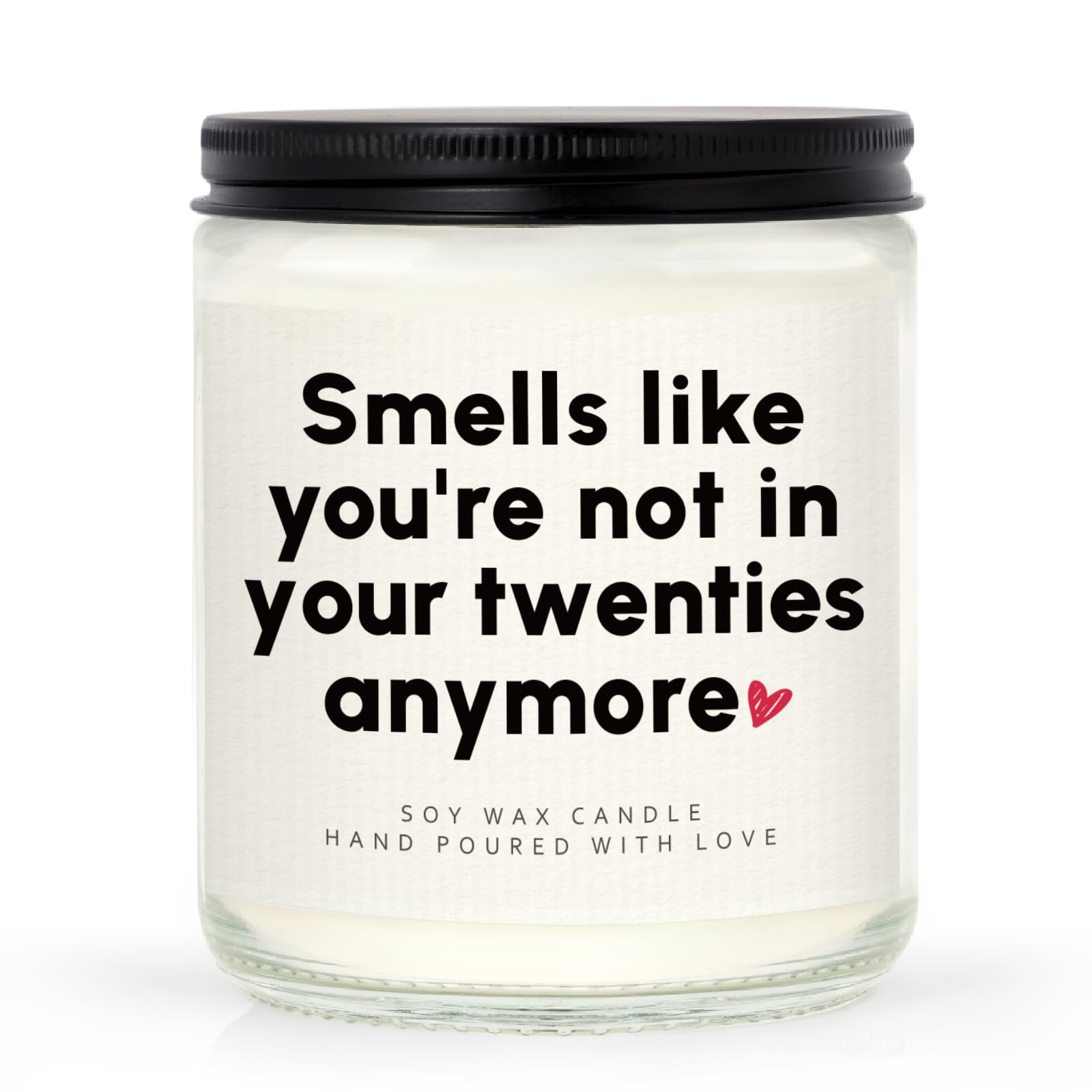 Leebbsin Funny 30th Birthday Gifts for Women Men- Handmade Birthday Candle Soy Wax Lavender- 30th Birthdays Decorations, Birthdays Gifts for Her Him Wife Husband Sister Brother Friend Daughter, 7oz