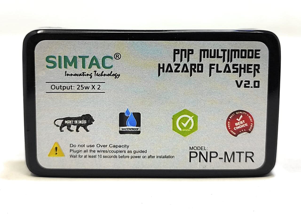 Buy SIMTAC Plug & Play Hazard Flasher Module with Control Switch ...