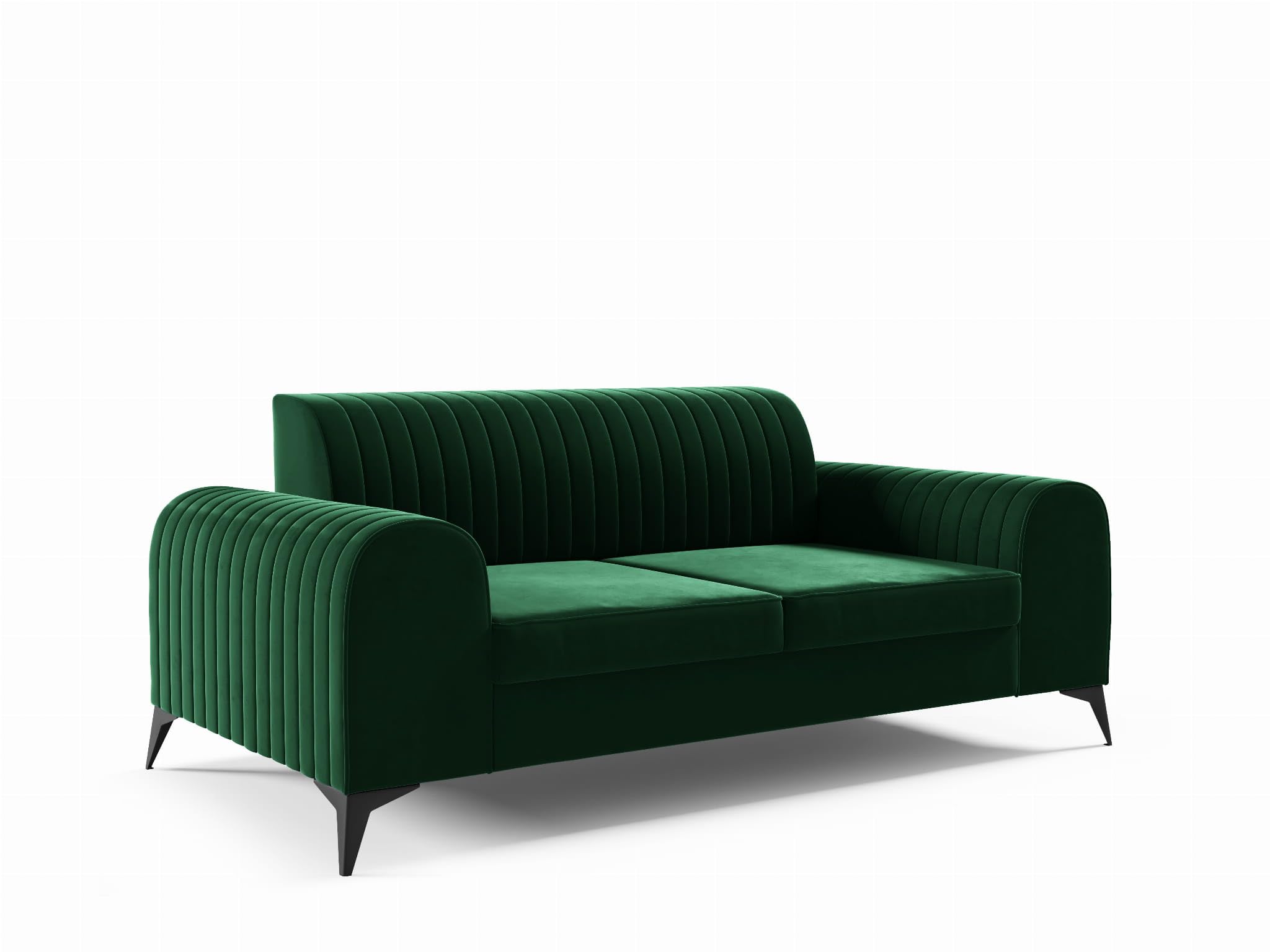 LIKMA Sofa 2-osobowa ELSA 174x77x93 cm Butelkowa Zieleń Tkanina Fresh 13