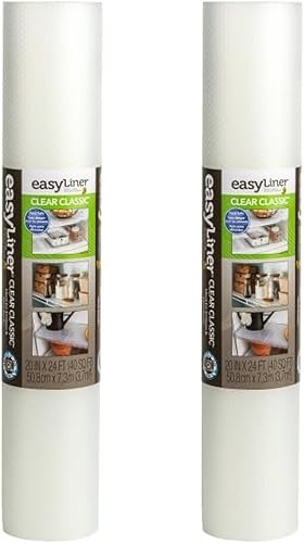 Miniatura 10 de Duck Brand Clear Classic Easy Liner - Revestimiento para estantes