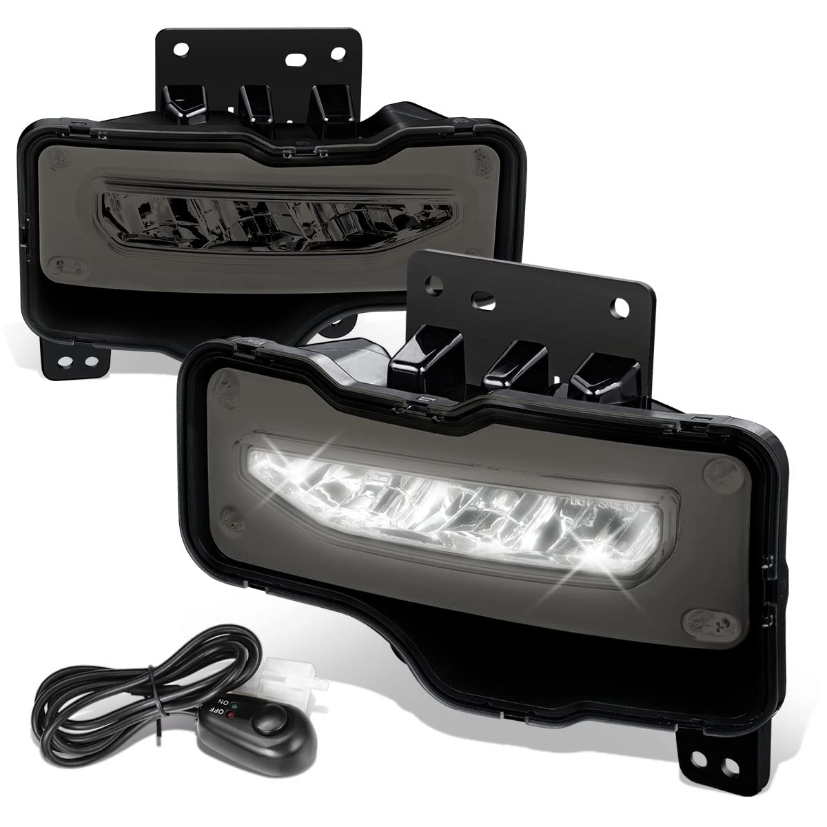 Amazon.com: DNA MOTORING FL-ZTL-372-SM Pair of LED Fog Lights with