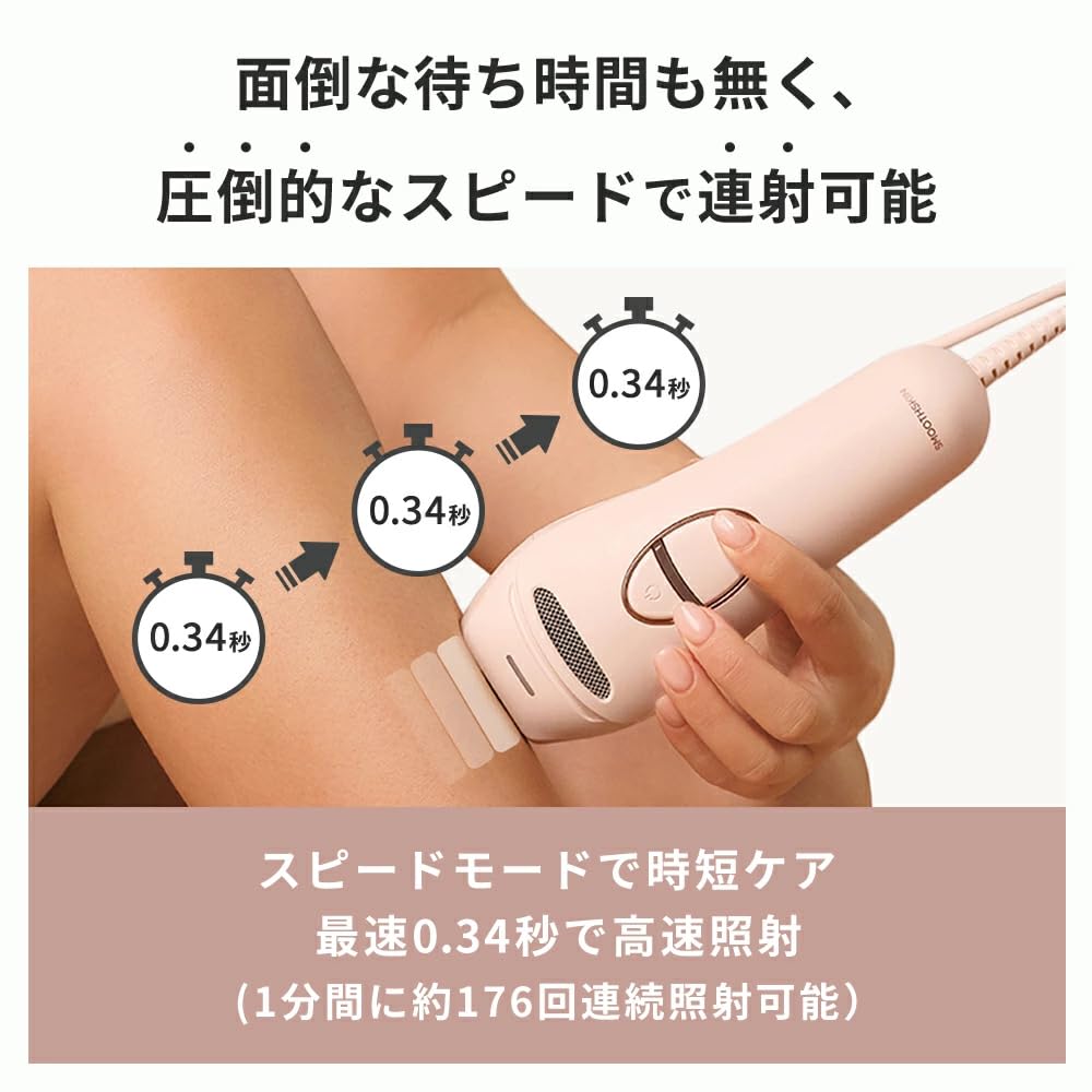 Amazon | スムーズスキン 脱毛器 pure SWITCH 光美容器 IPL光脱毛器