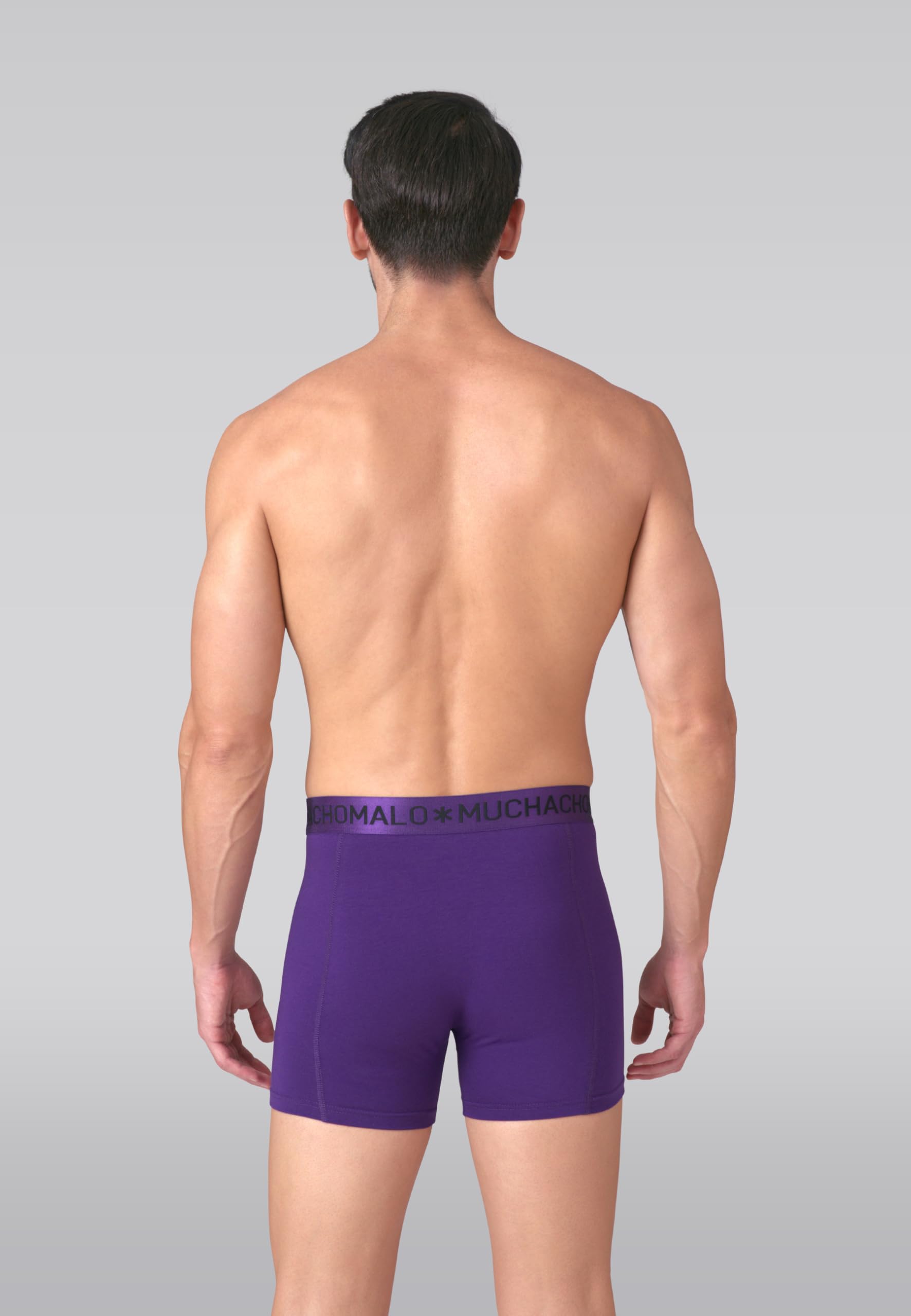 Muchachomalo Calzoncillos tipo bóxer para hombre, de algodón, paquete de 2 unidades, con estampado, ajuste clásico, con cintura elástica
