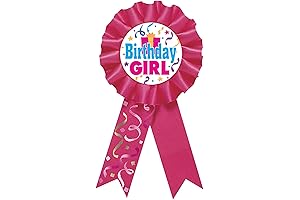 Amscan Ultimate Birthday Award Ribbon for Little Stars, 5.5 Inches, 1 Piece