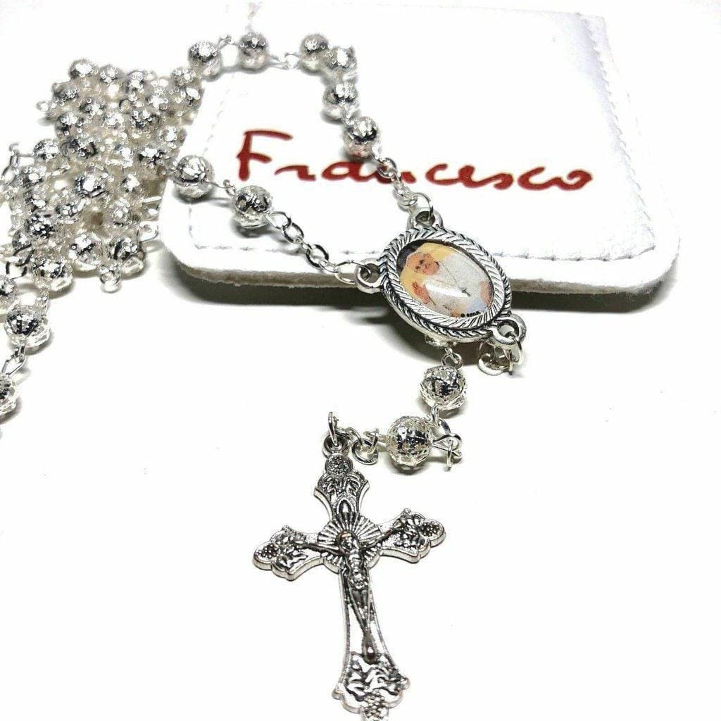 Catholically Dedicated to Pope Francis - Filigree Rosary Blessed by Pope