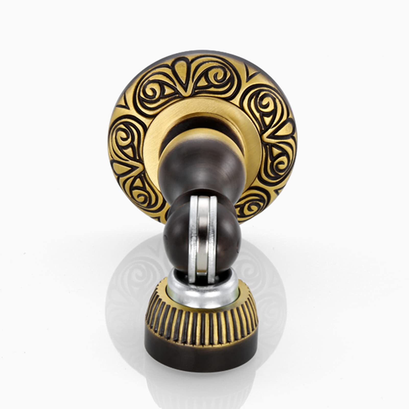 ＊真鍮製＊ドアストッパー Amazon.co.jp: ドアストッパー、真鍮製磁気ドアストップ、ネジ付き、床