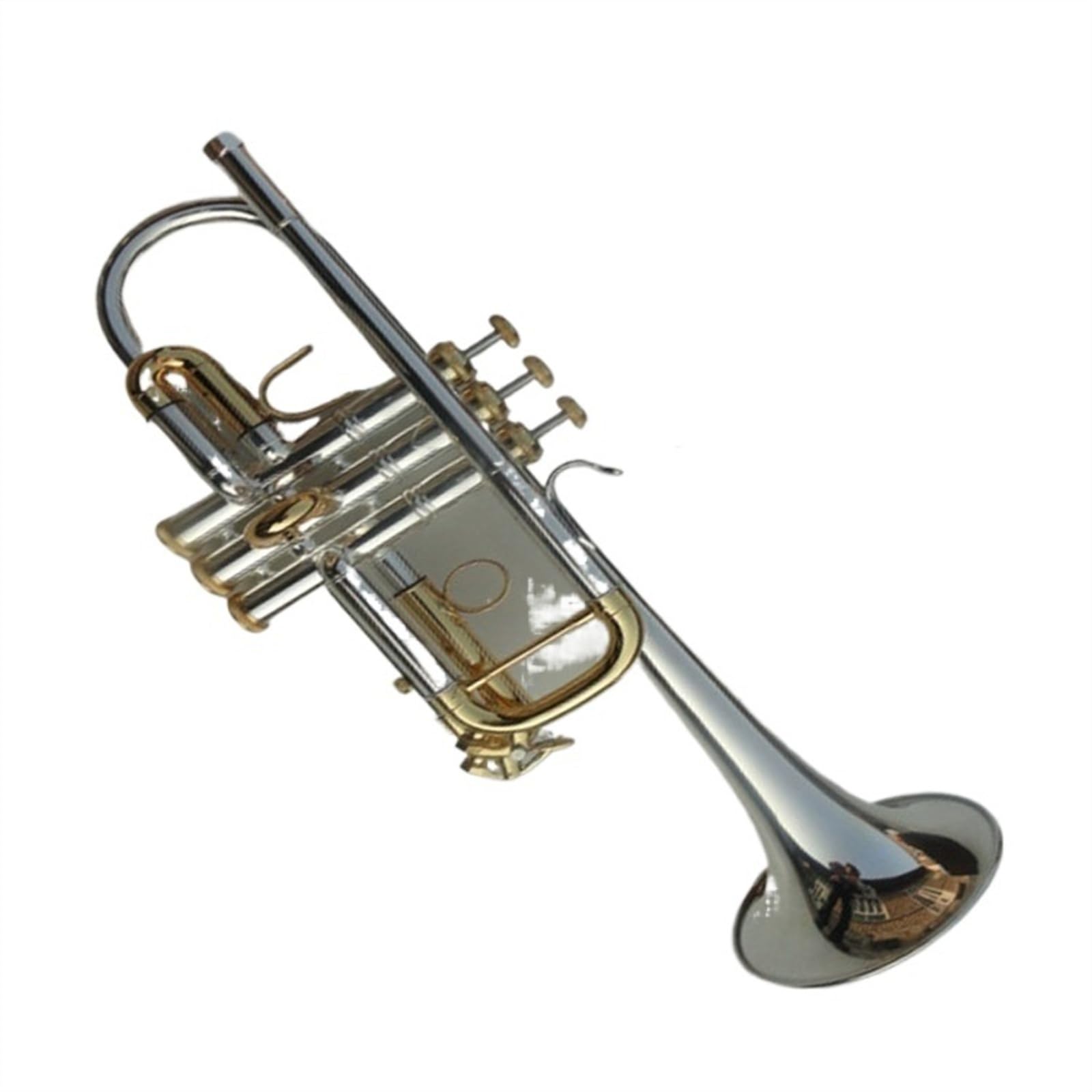 Standard Trompeten Messingtrompete C-Trompete Instrument Edelstahl Professionelle Messing Tonreiche Trompete