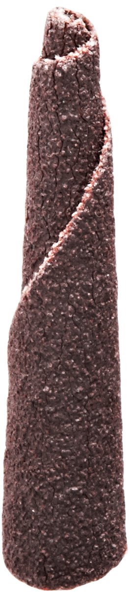 Merit 5 Degree Tapered Cone Point, Aluminum Oxide, Roll Resin Bonded, 5/16