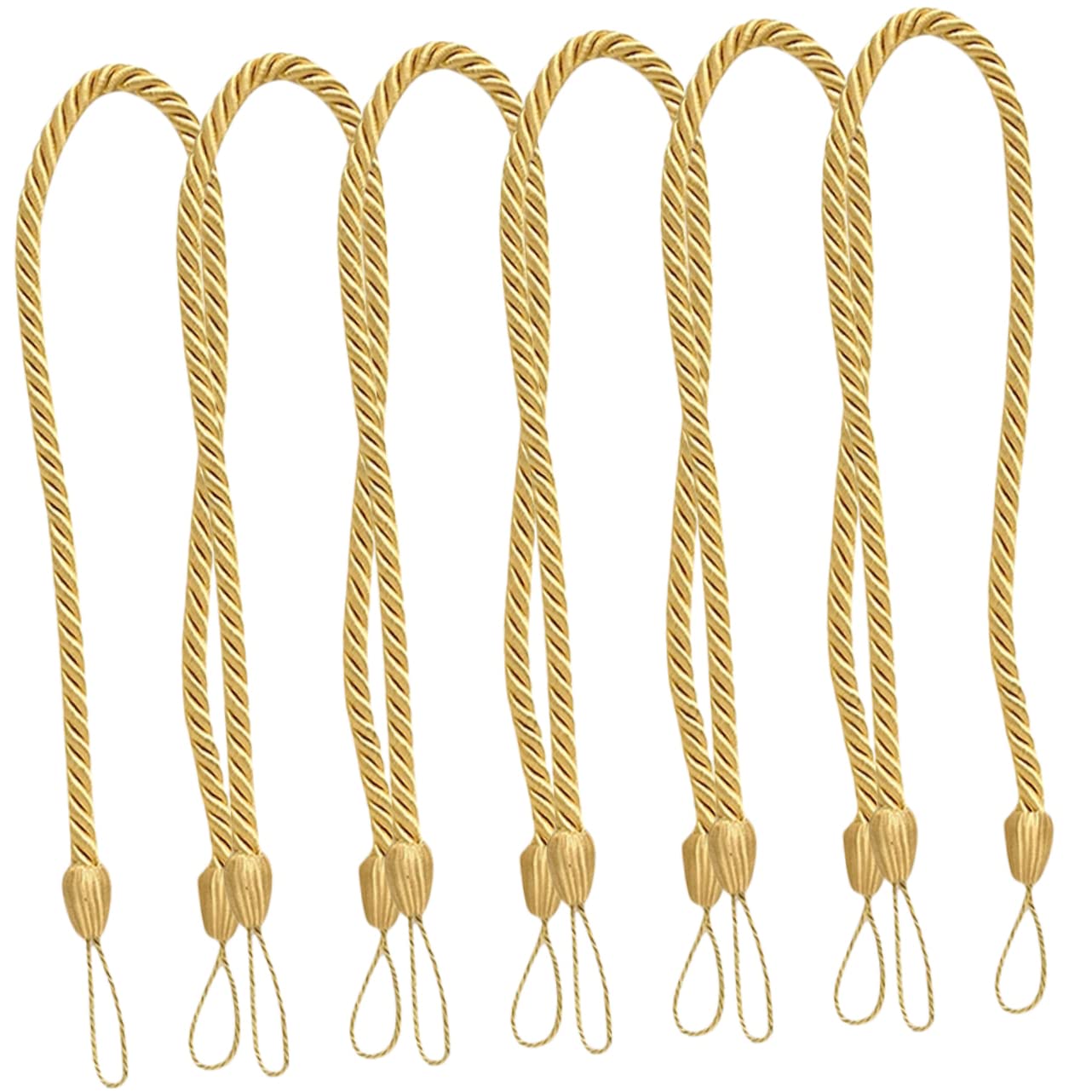 Correas de amarre PRETYZOOM de tela para iluminar tu sala de estar y cuarto
