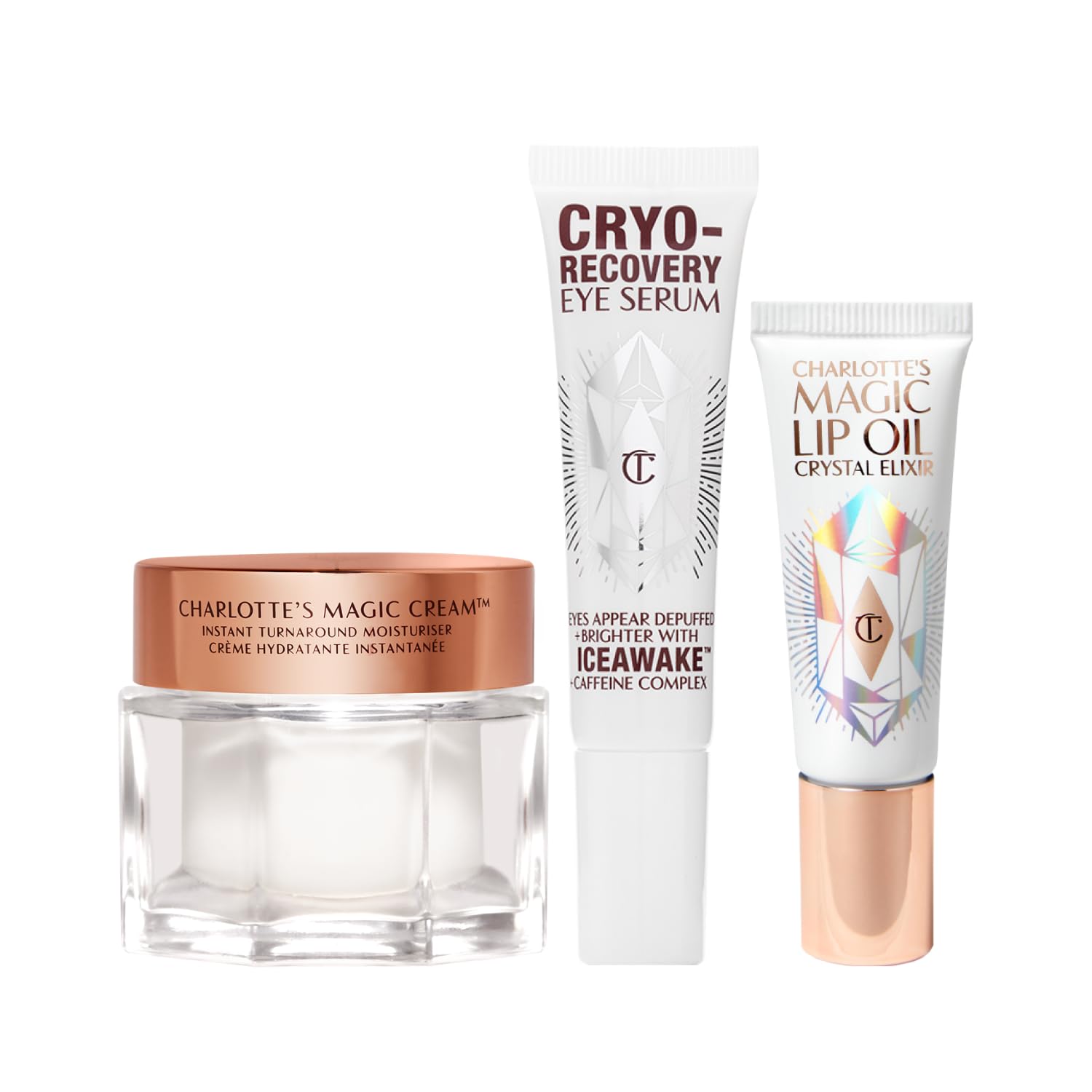 Charlotte Tilbury x Genshin Impact Starry Miracle Box - Travel Size Skincare Kit with Magic Cream, Recovery Eye Serum, Magic Lip Oil Crystal Elixir, Genshin Impact Accessories & Makeup Bag (8 Count) - Image 10