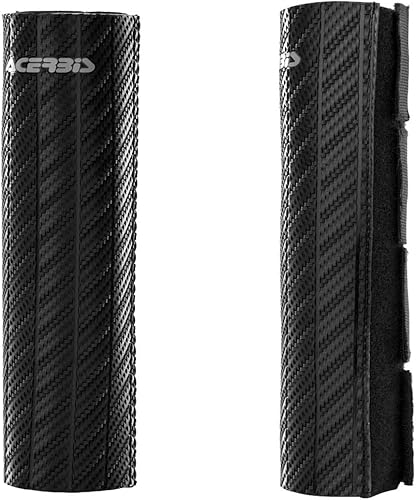 Acerbis Protectores de horquilla superiores color negro - Compatible con Beta 430 RS 2015-2016