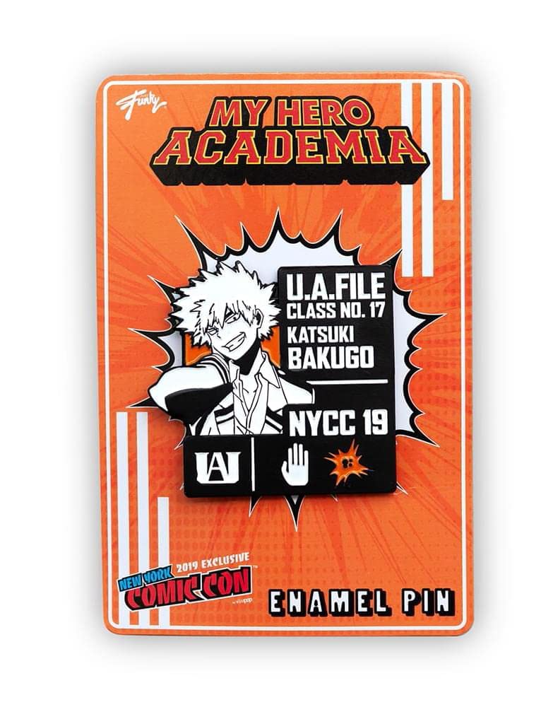 Just Funky My Hero Academia Katsuki Bakugo Pin | Exclusive Collectible Pin | 2 Inches Tall