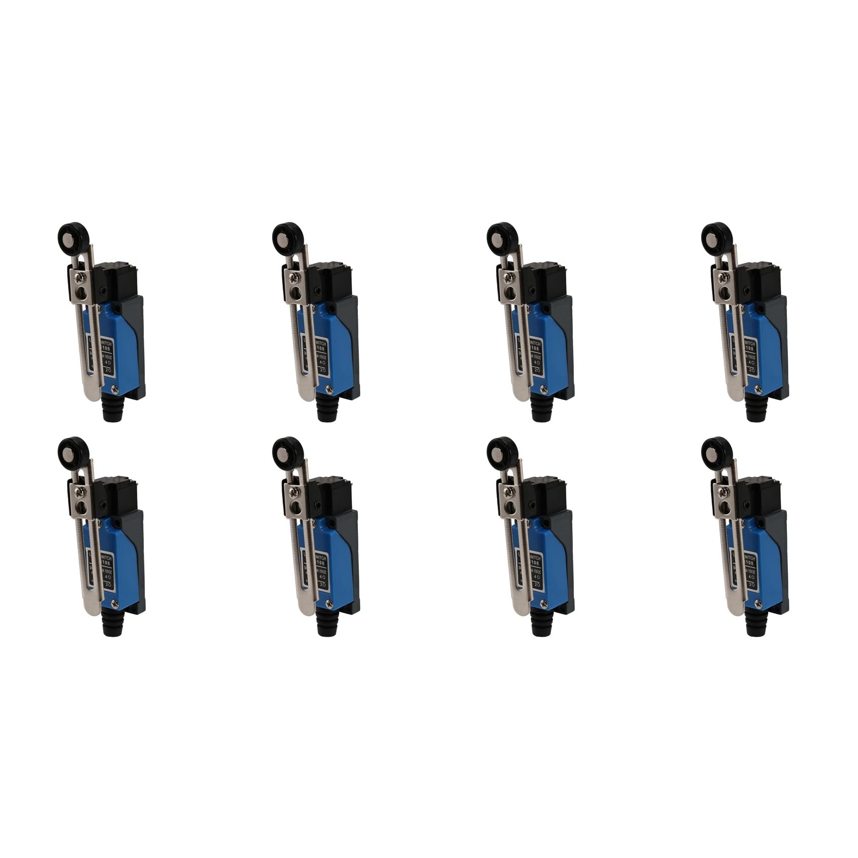 Jnchdghwa As Shown 8X Me-8108 Momentary Rotary Adjustable Roller Lever Arm Limit Switch