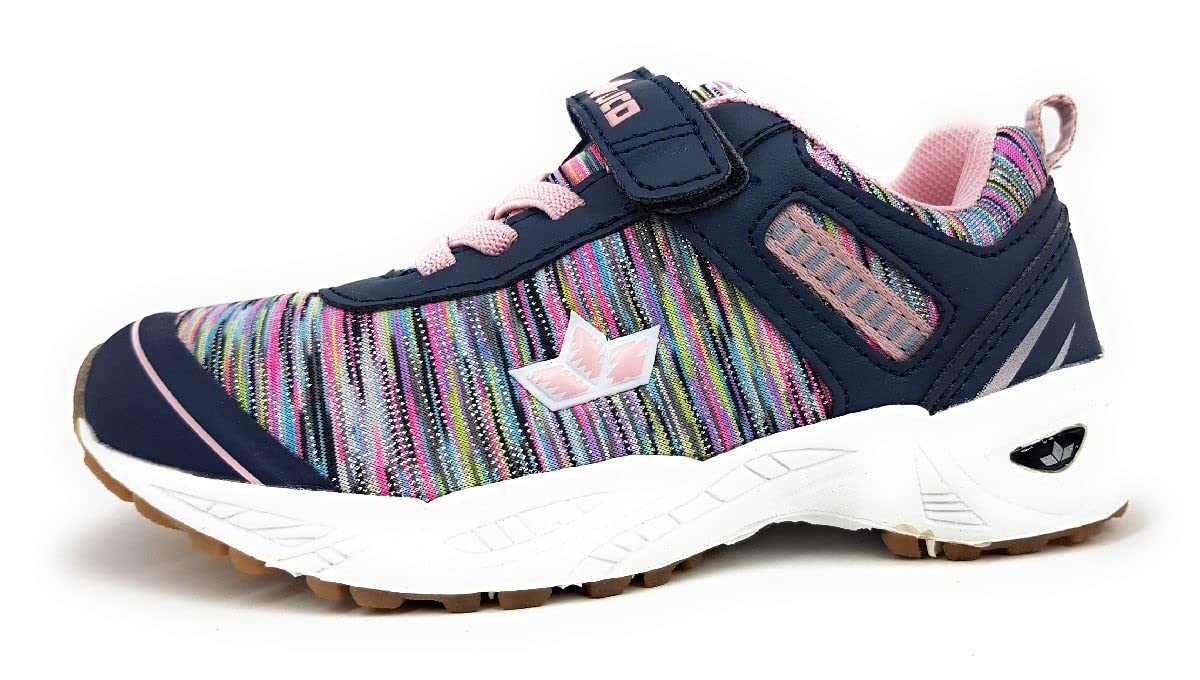 Lico Unisex Children's Barney V Trainers, Navy Pink, 1.5 UK Child