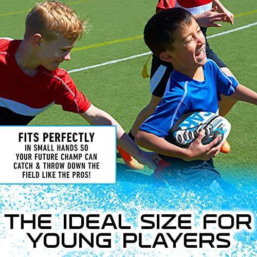 Franklin-Sports-NFL-Carolina-Panthers-Football-Youth-Mini-Football-85-Football-SPACELACE-Easy-Grip-Texture-Perfect-for-Kids