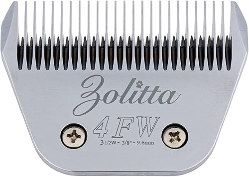 ZOLITTA Premium Professional Pet Dog Grooming Wide Clipper Blade 4FW, Cuchilla de corte de aseo, Hoja ancha de aseo, Hoja de Aseo A5, Hoja ancha