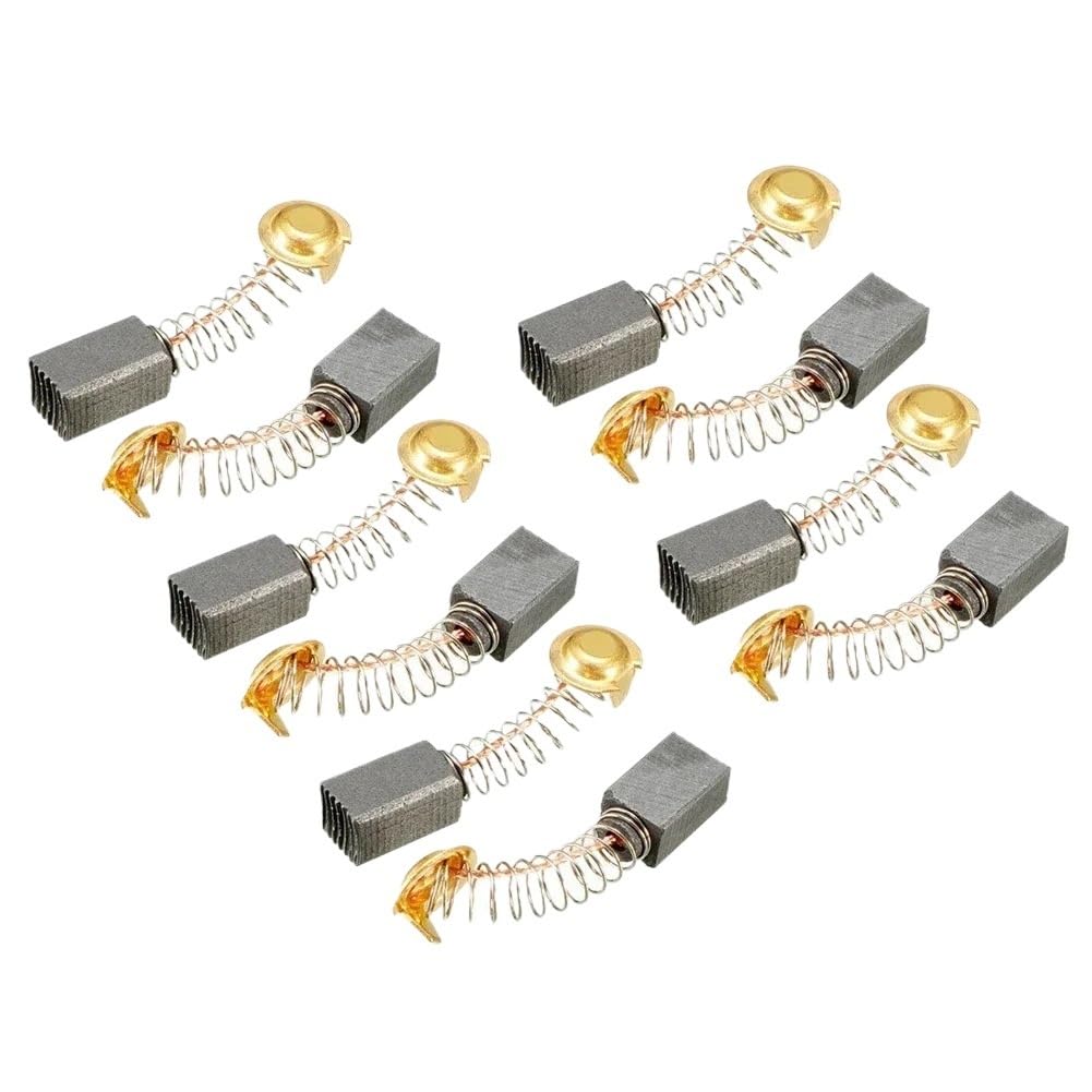 10 szt. elektronarzędzi szczotki węglowe silnik grafitowe szczotki do młota elektrycznego część zamienna 13 x 7,5 x 6,5 mm