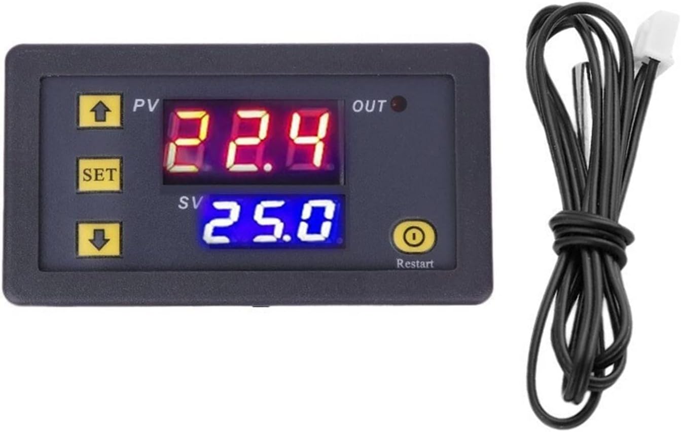 AC 110V 220V T3230 24V Digital Time Delay Relay LED Display Cycle Timer Control Switch Adjustable Timing Relay Time Delay Switch (Size : 1 Meter Probe Wire)