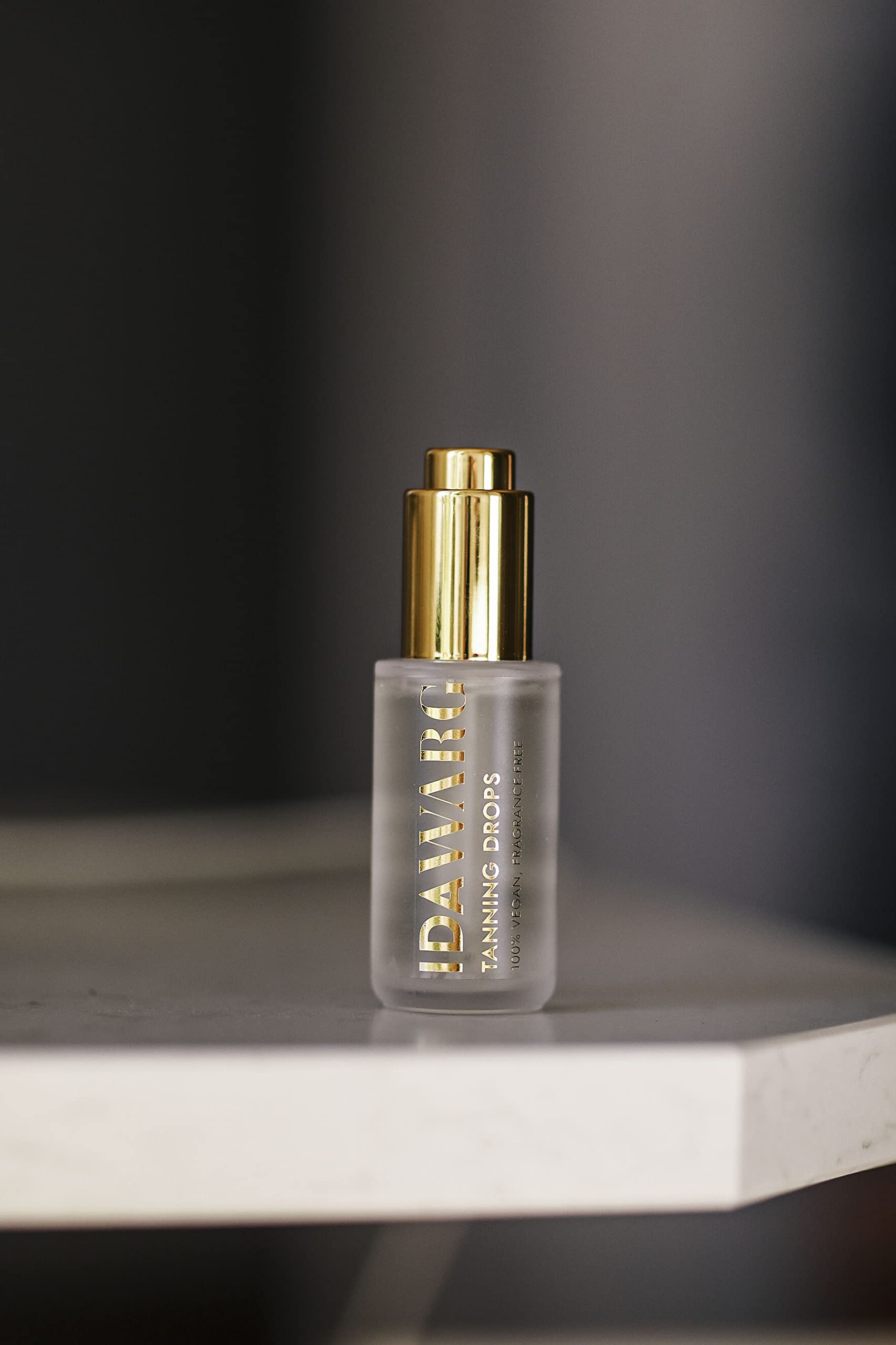 IDA WARG Gotas bronceadoras | Tanning Drops Face para obtener el mejor resultado Añadir a tu crema de noche y día favorita | 100% vegana y libre de crueldad | 45 ml