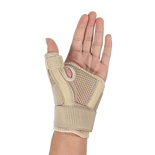 Férula para el pulgar con muñequera, soporte para el pulgar para estabilizador de muñeca, mano, pulgar, se adapta tanto a la mano derecha izquierda disponible en Yaxa Peru