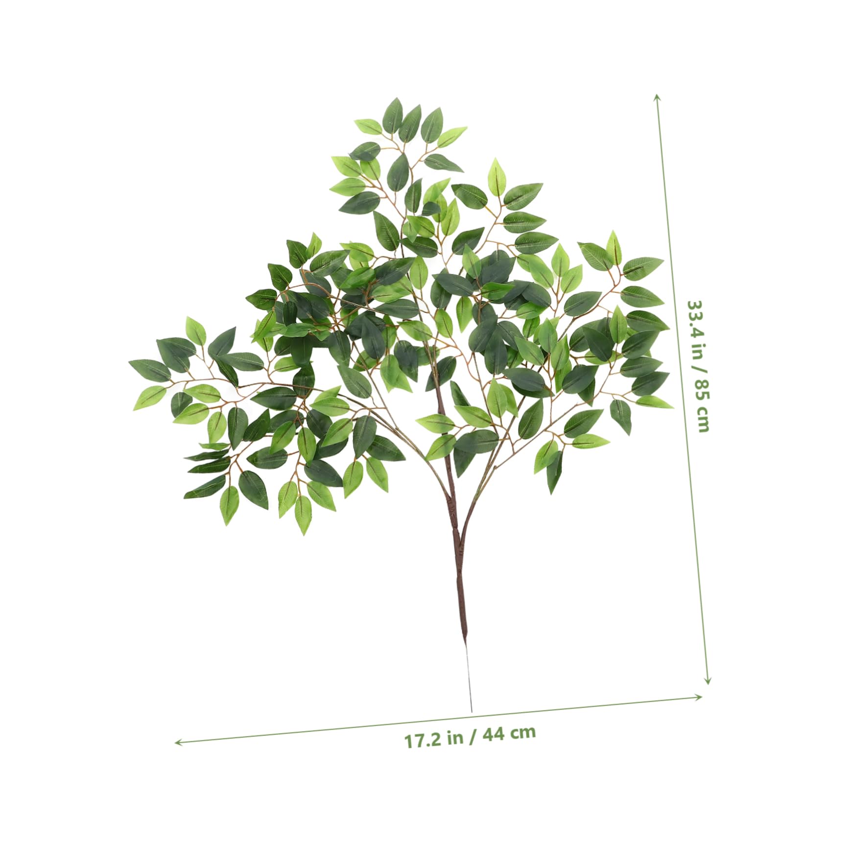 balacoo Hanging Simulated Leaves Reptile Tank Decorations Fake Rattan Plants Safe for Pet Enclosures