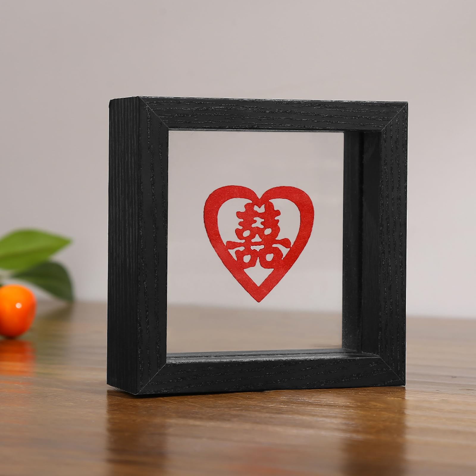 Unikicool Double Sided Photo Frame,Wood Photo,Double Glass Picture Frame Display Photo,Floating Glass Frames,Poster Display Photo Frame,Flower Press Frame,for Pressed Flowers Dried Flowers Poster